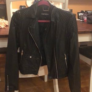 LIKE NEW!! EXPRESS LEATHER JACKET